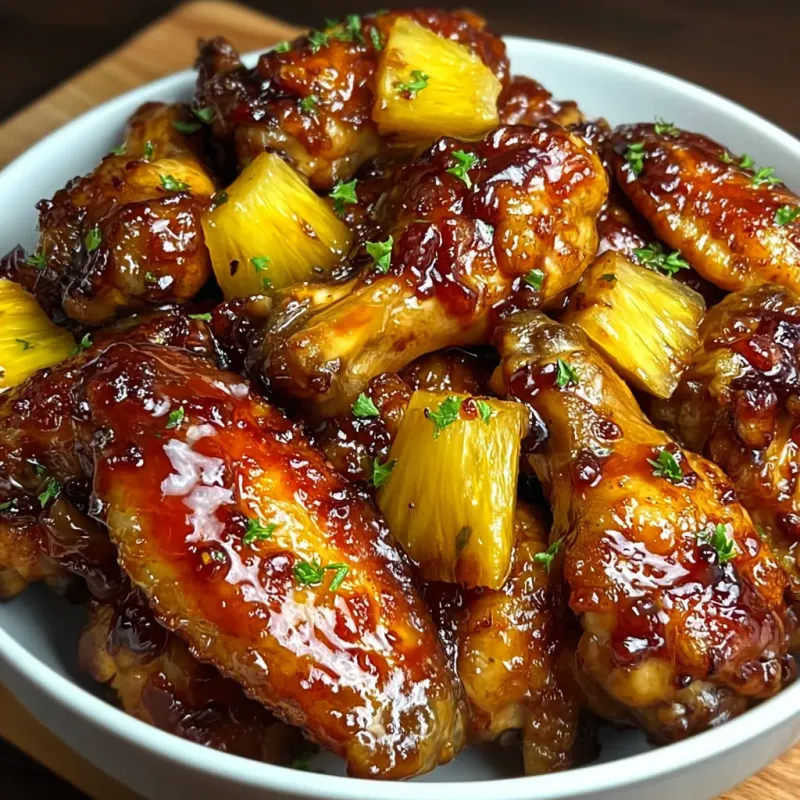 Pineapple Teriyaki Wings