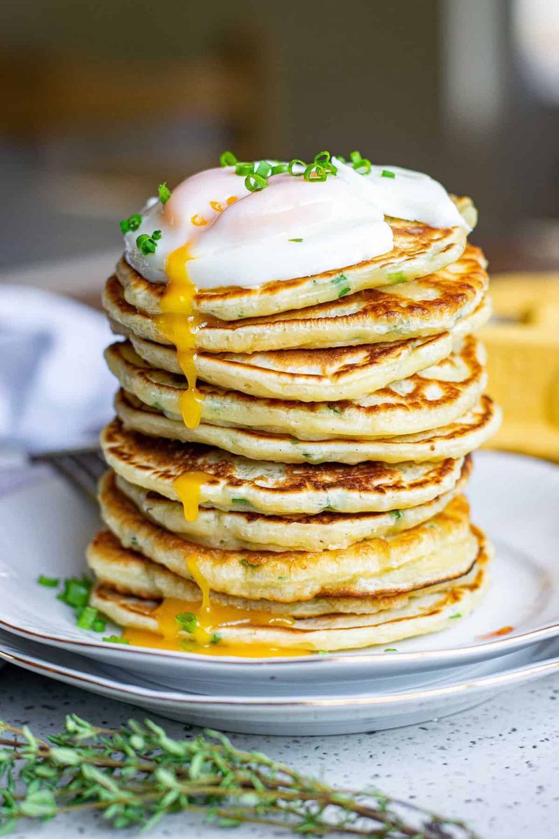 Savory Herb and Cheese Pancakes