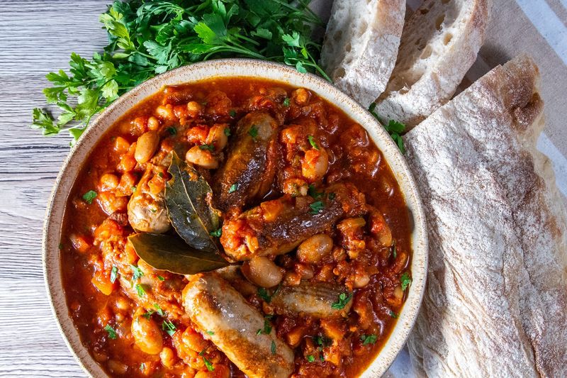 Sausage and Bean Casserole