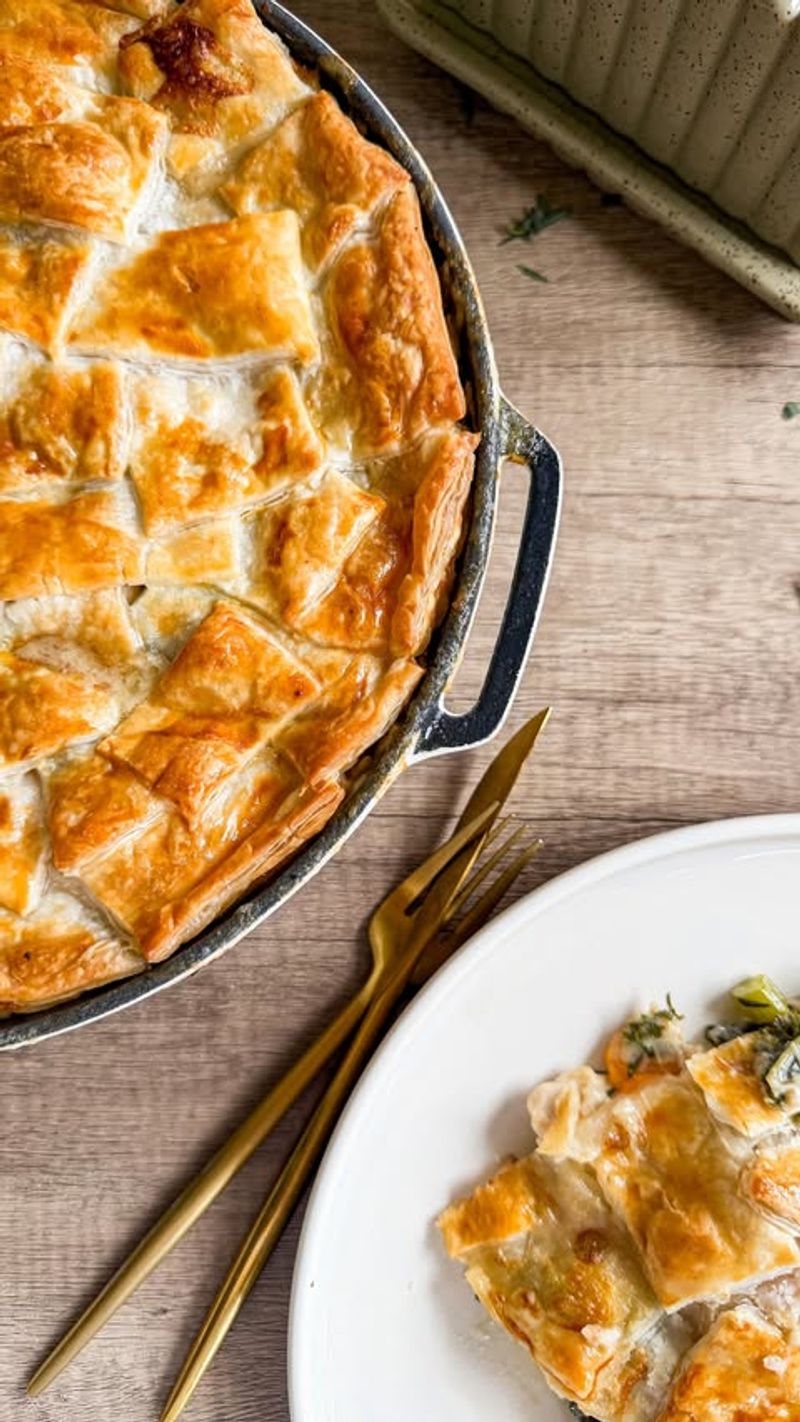 Chicken, Bacon and Tarragon Pie