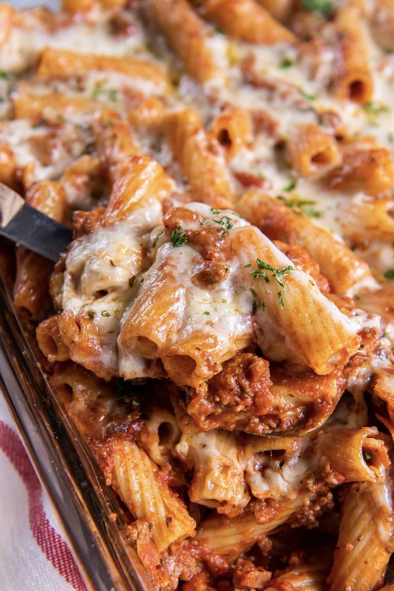 Meaty Baked Rigatoni