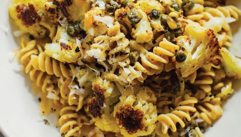 Pasta with Roasted Cauliflower and Capers
