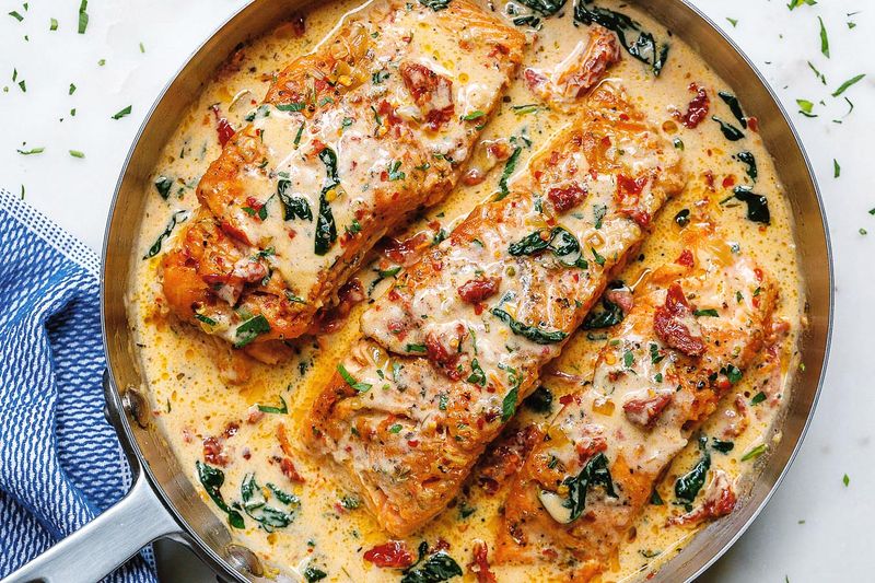 Creamy Tuscan Salmon