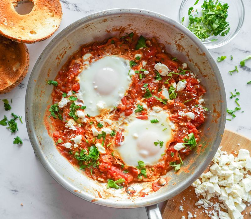 Egg and Veggie Shakshuka Bowl