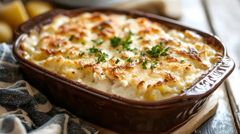 Bacalhau com Natas (Creamy Salt Cod Bake)