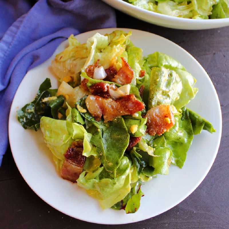 Wilted Lettuce Salad