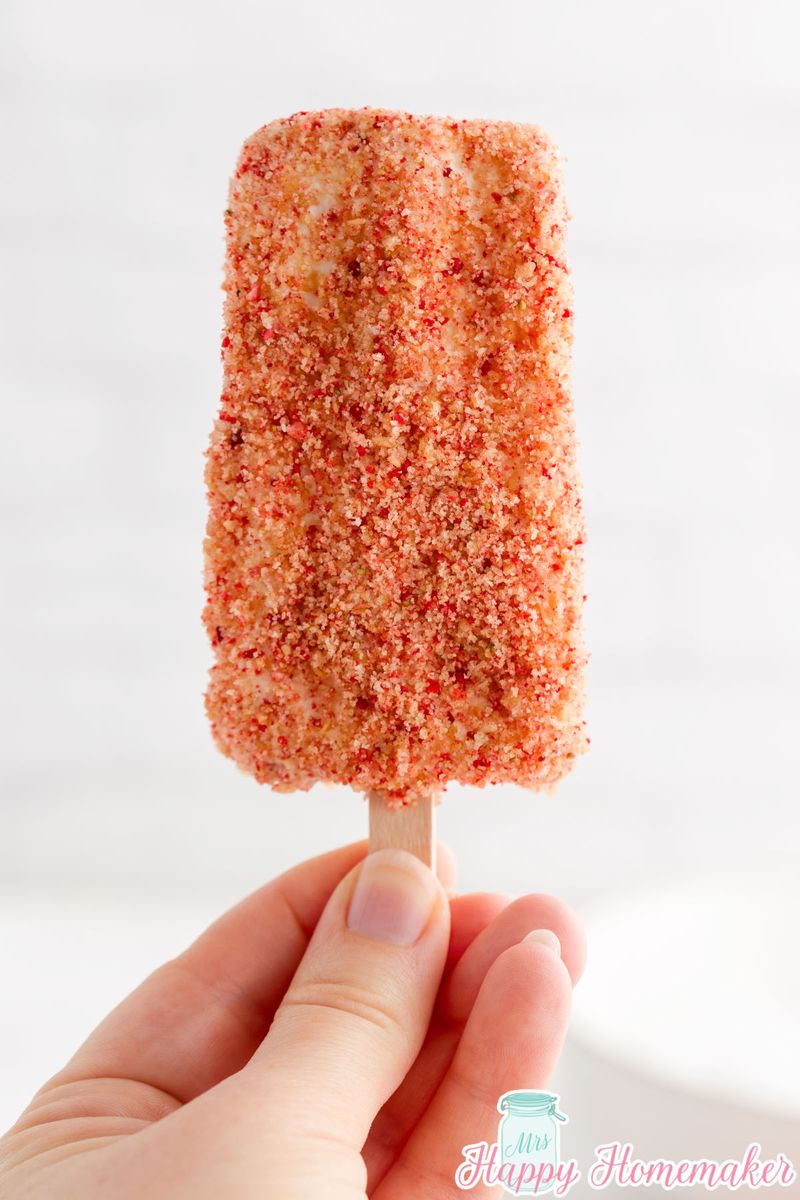 Strawberry Shortcake Ice Cream Bars