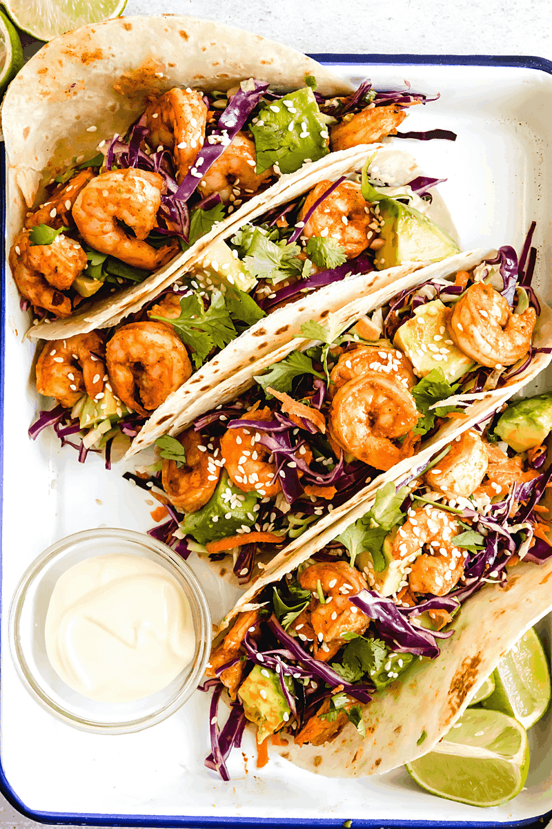 Shrimp Tacos With Slaw