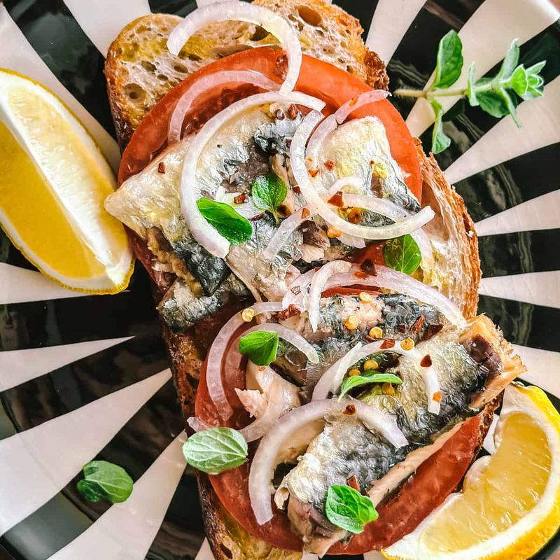 Sardine Toast with Capers