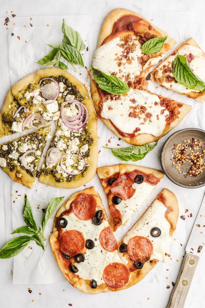 Homemade Pizza with Pantry Toppings