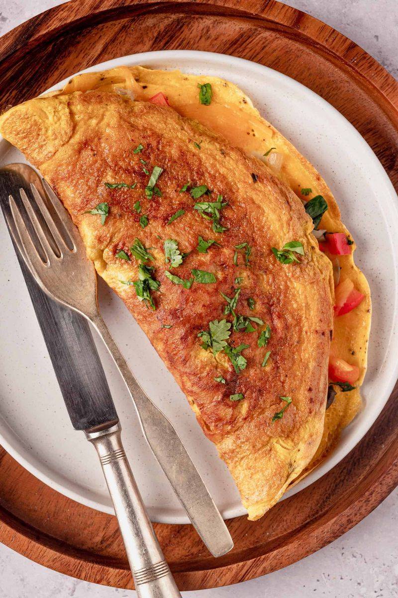 Cheese and Vegetable Omelette
