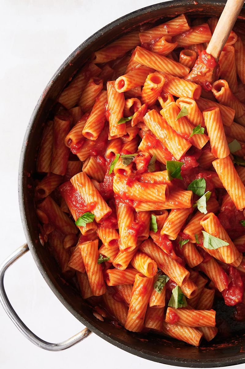 Spicy Calabrian Chili Pasta with Fresh Tomatoes