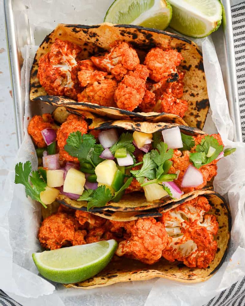 Cauliflower Al Pastor Tacos