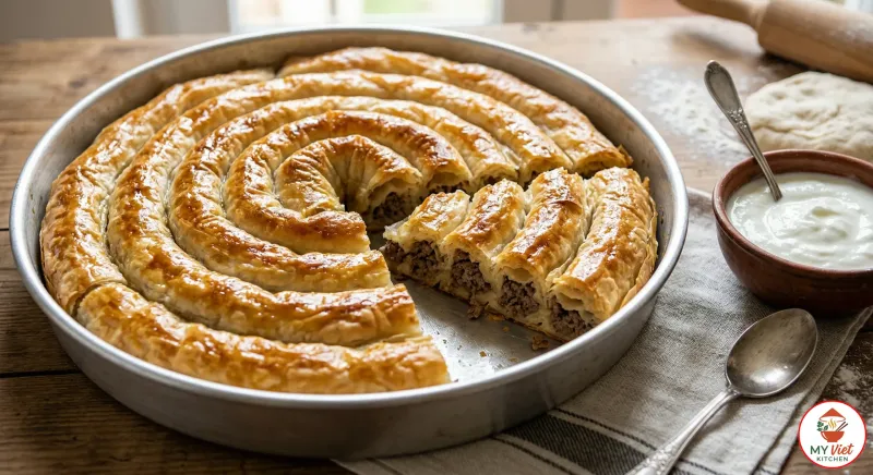 Burek (Savory Meat or Cheese Pastry)