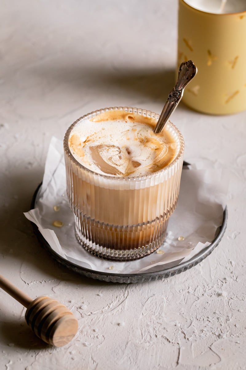 Honey Oat Milk Latte
