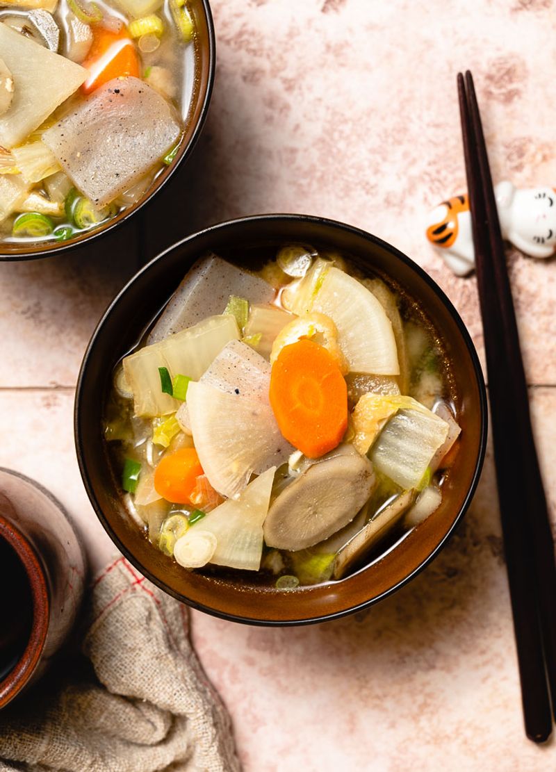 Kenchin Jiru (Root Vegetable Miso Soup)
