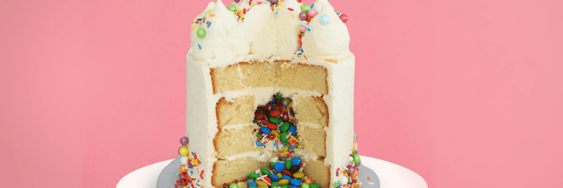 Pinata Smash Cake