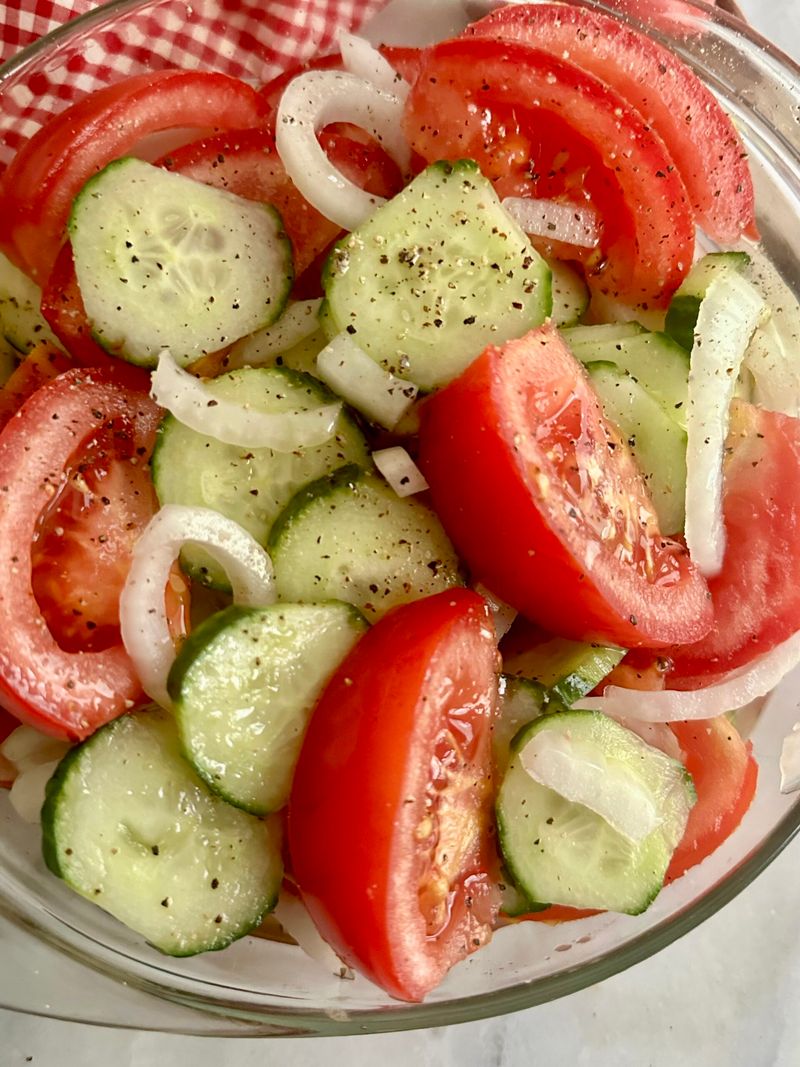 Cucumber and Tomato Salad