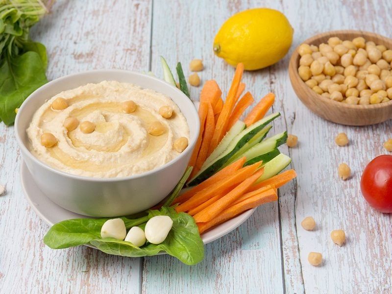 Hummus and Vegetable Crudites