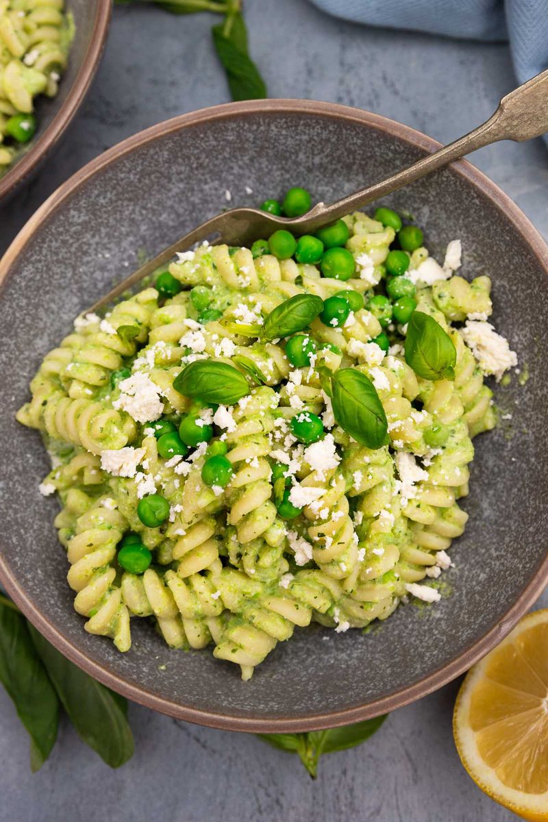 Pea and Mint Pasta