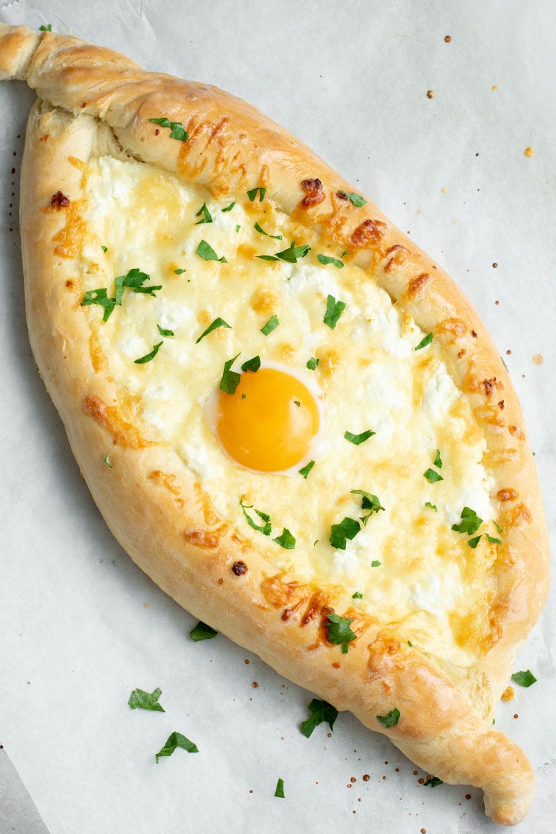 Khachapuri (Georgian Cheese Bread)