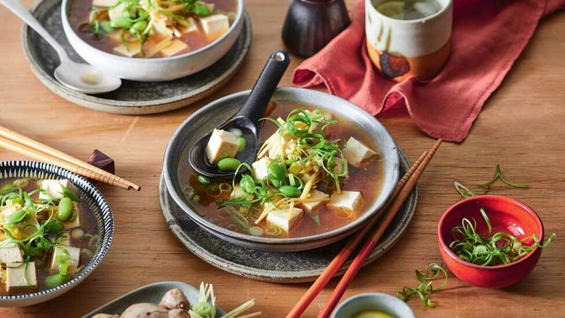Edamame and Miso Soup Breakfast Bowl