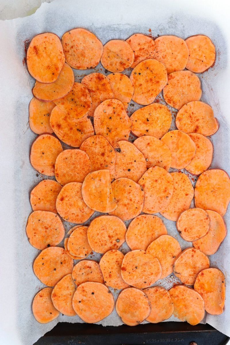Baked Sweet Potato Chips