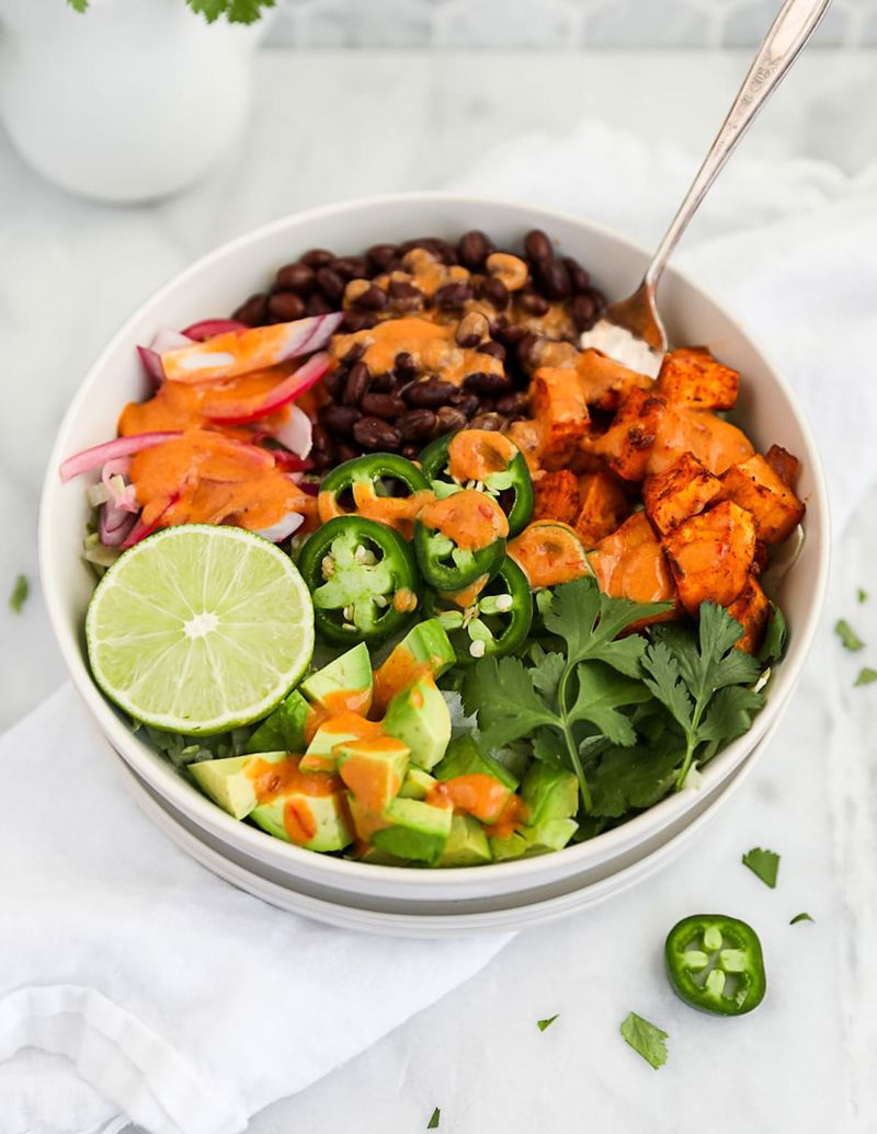 Spicy Veggie Burrito Bowl
