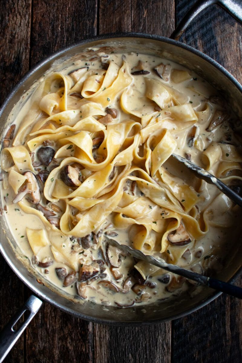 Baked Mushroom and Truffle Pasta