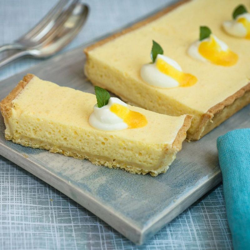 Passion Fruit and Vanilla Bean Tart