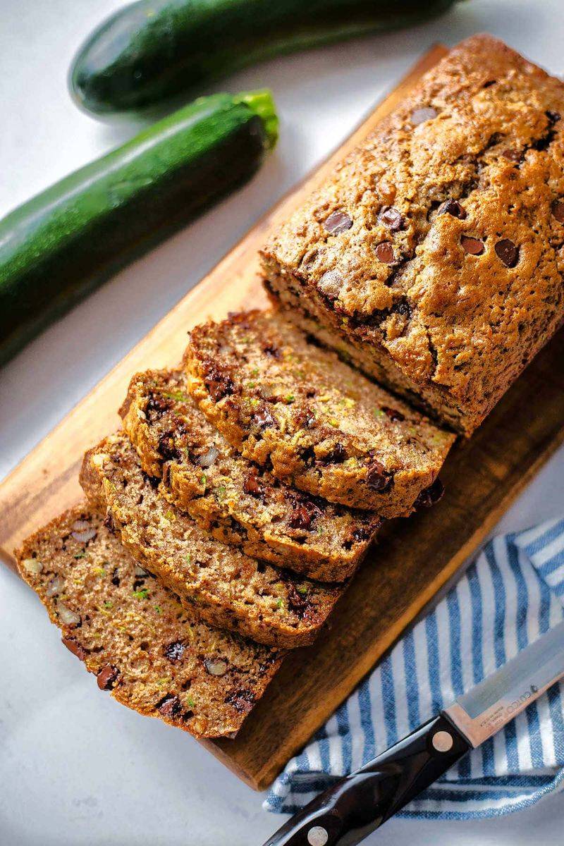 Zucchini Chocolate Chip Bread