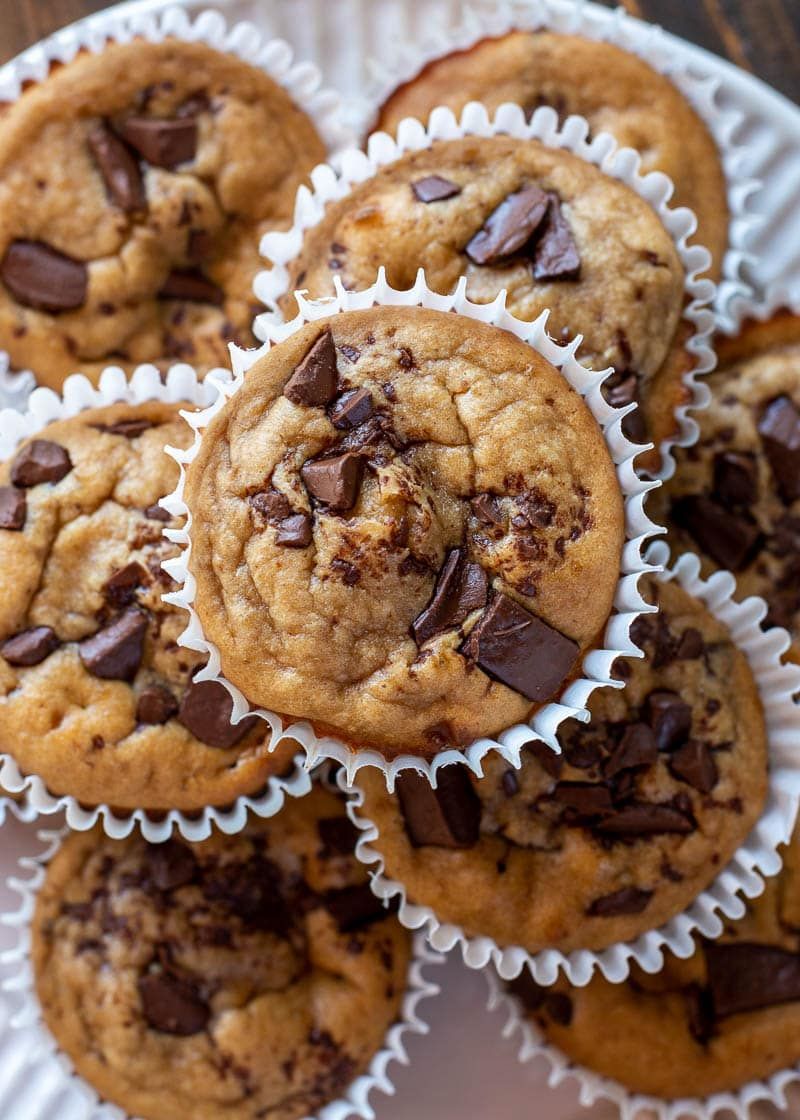 Peanut Butter Banana Muffins