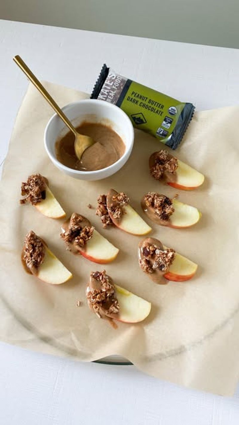 Apple Slices with Almond Butter