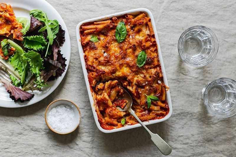 Baked Penne Arrabbiata