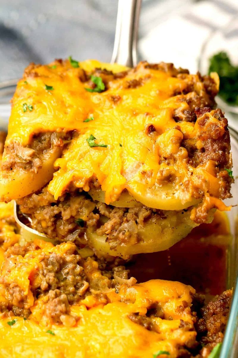 Beef and Potato Casserole