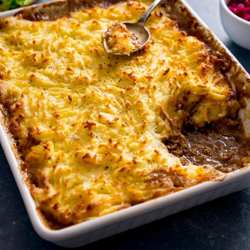 Shepherd's Pie Sealed Under a Gravy-Soaked Filling