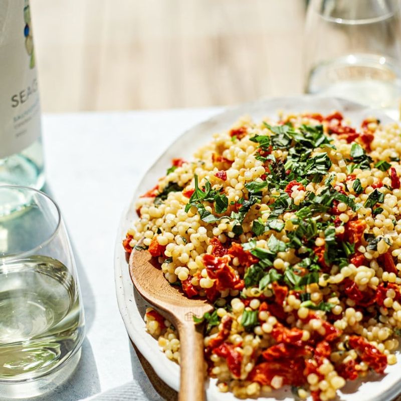 Sun-Dried Tomato and Basil Couscous Bowl