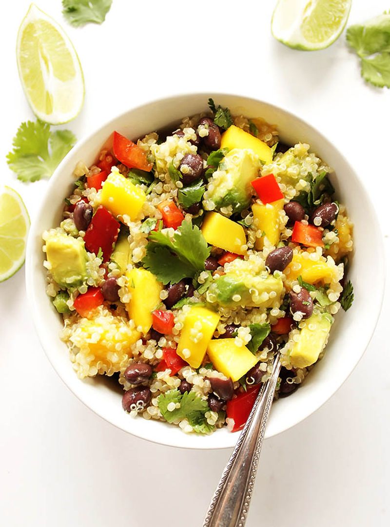 Mango and Black Bean Couscous Salad