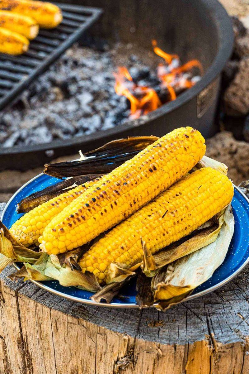 Grilled Corn on the Cob with Herb Butter
