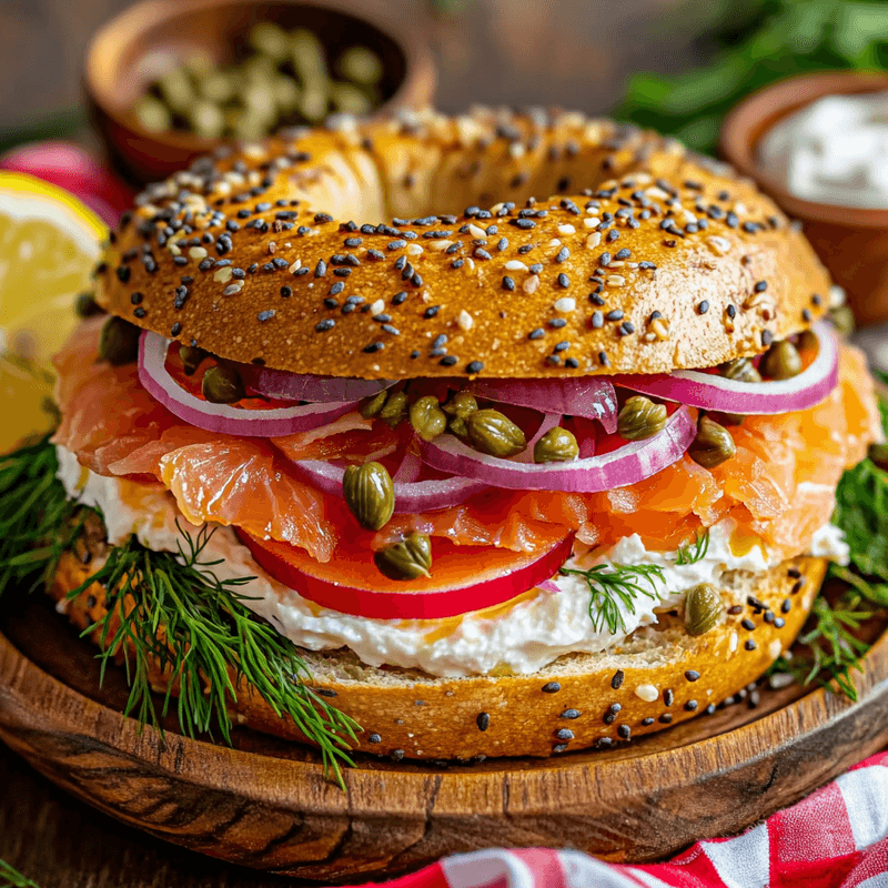 Smoked Salmon Bagel