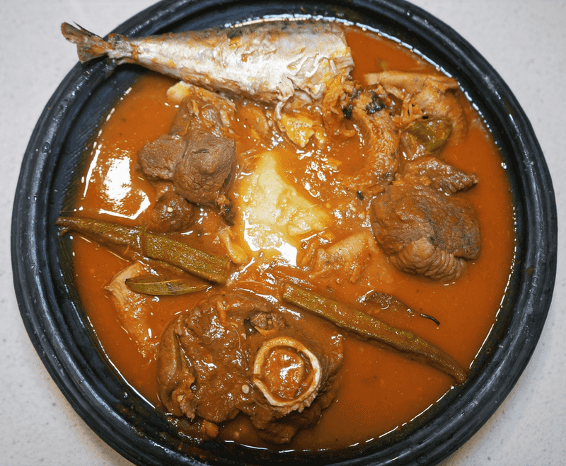 Fufu with Light Soup