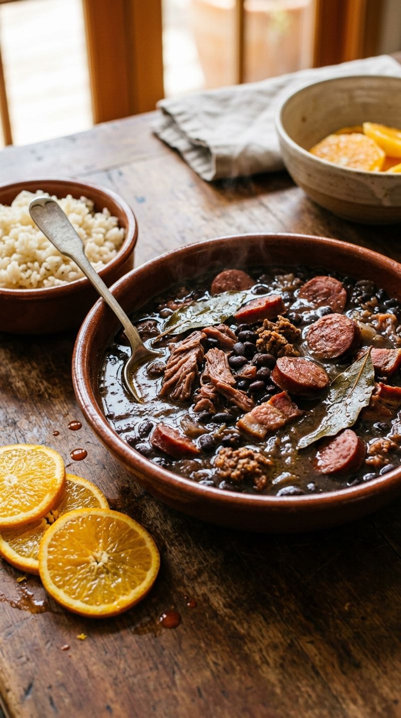 Brazilian Feijoada (Simple Black Bean and Pork Stew)