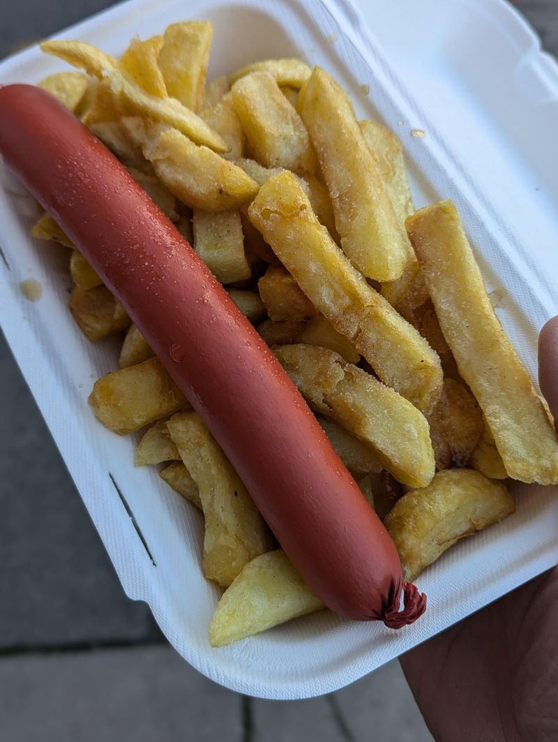 Saveloy and Chips