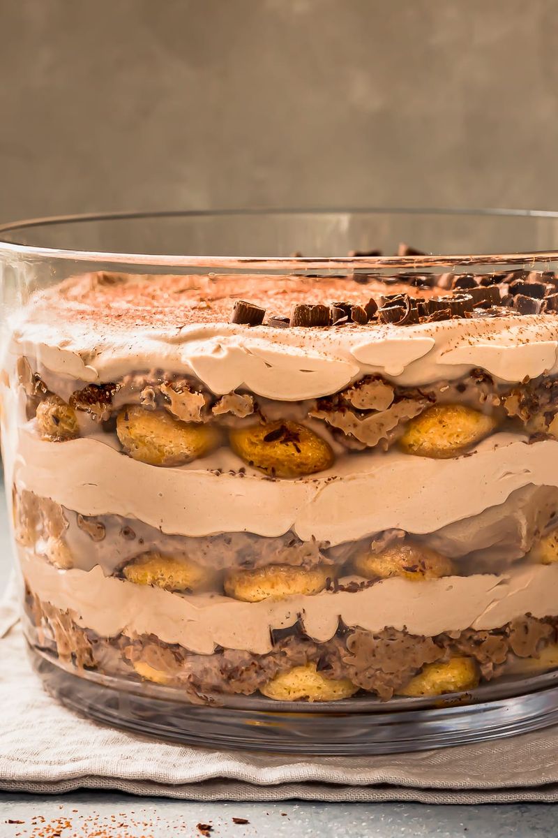 Tiramisu Pudding Trifles
