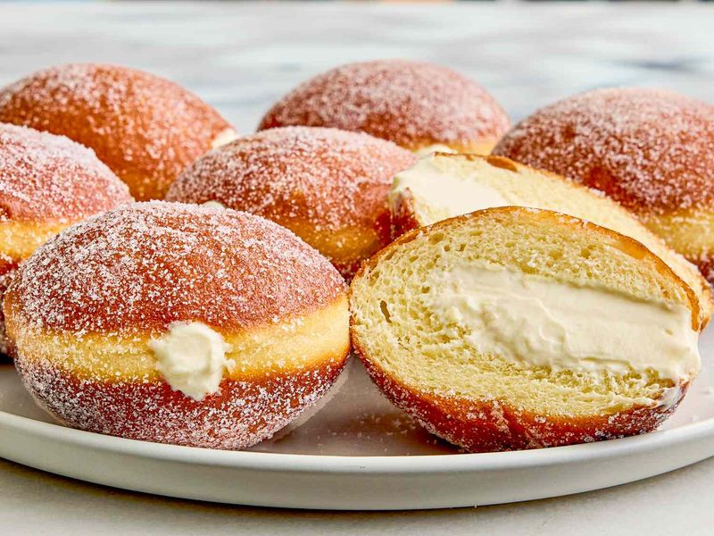 Cream-Filled Doughnuts