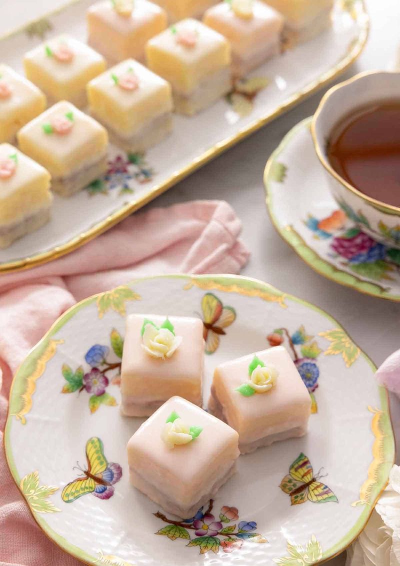 Strawberry Petit Fours