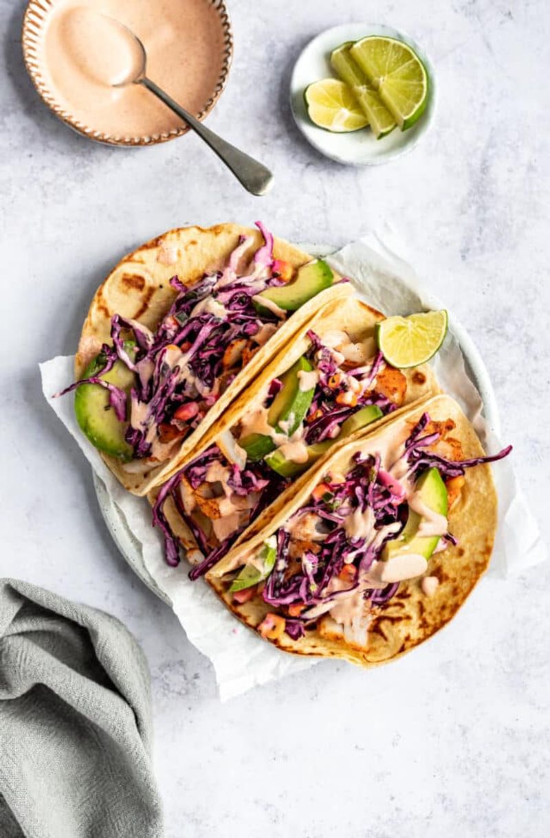 Crispy Pan-Seared Cod Tacos