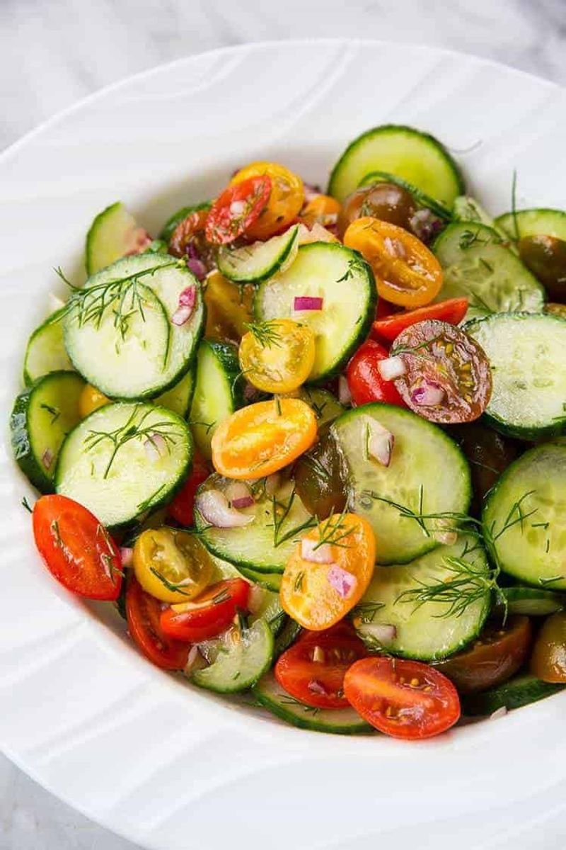 Cherry Tomato and Cucumber Salad