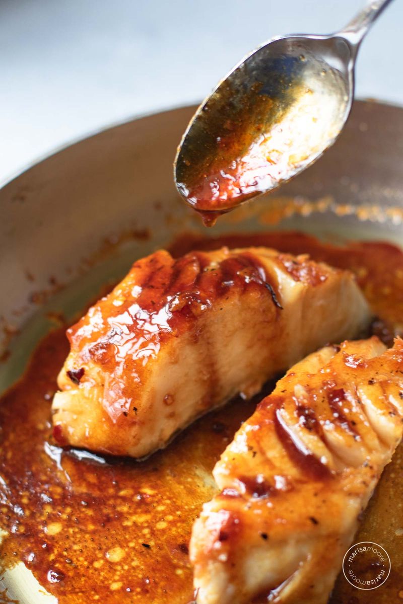 Honey Garlic Glazed Cod