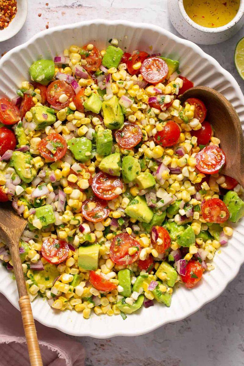 Sweetcorn and Avocado Salad